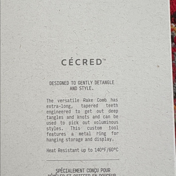 Cecred Rake Comb - Picture 4 of 4